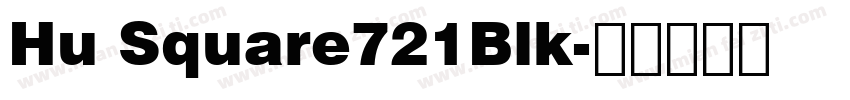 Hu Square721Blk字体转换